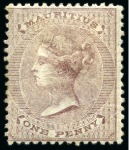 Stamp of Mauritius » Later Issues 1860 De La Rue No Wmk unused set