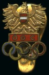 Stamp of Olympics » 1932-1936 Intervening Championships Pre-war Austria NOC pin in original box