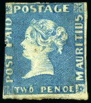 Stamp of Mauritius » Collections 1848-59 Post Paid 2d group