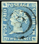 Stamp of Mauritius » Collections 1848-59 Post Paid 2d group
