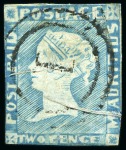 Stamp of Mauritius » Collections 1848-59 Post Paid 2d group