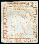 Stamp of Mauritius » 1848-59 Post Paid Issue » Latest Impressions (SG 23-25) 1848-59 Post Paid 1d latest impression group of 15