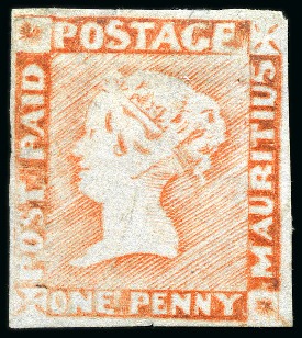 Stamp of Mauritius » 1848-59 Post Paid Issue » Intermediate Impressions (SG 10-15) 1848-49 Post Paid intermediate and worn impression group