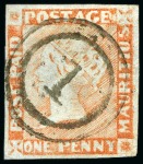 Stamp of Mauritius » 1848-59 Post Paid Issue » Intermediate Impressions (SG 10-15) 1848-49 Post Paid intermediate and worn impression group