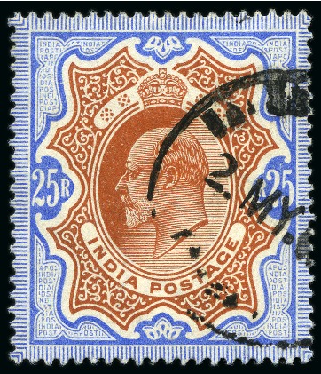 Stamp of India 1854-1946, Used collection written up on album pages