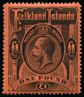 Stamp of Falkland Islands » Collections 1912-28, Mint collection with shades and perfs