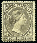 Stamp of Falkland Islands » Collections 1869-98 QV Mint & used collection