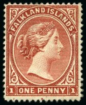 Stamp of Falkland Islands » Collections 1869-98 QV Mint & used collection