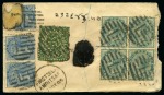 Stamp of Indian States » Jammu & Kashmir J & K registered cover to India with native contents, 21 OCT 1885