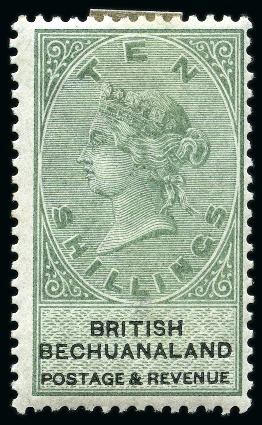 Stamp of Bechuanaland » British Bechuanaland 1888 (Jan 19) 2d to 10s mint