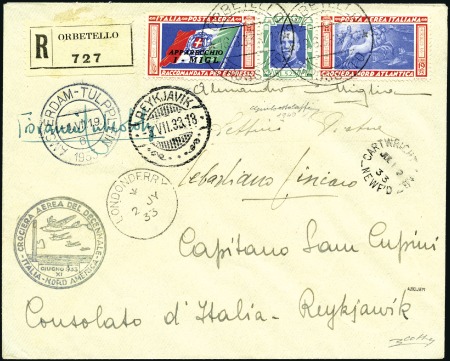 Stamp of Italy "I-MIGL" (Commander Captain Alessandro Miglia), set