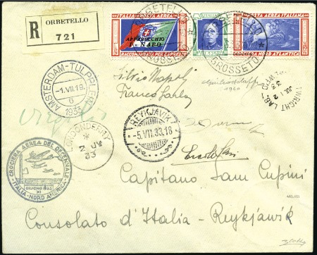 Stamp of Italy "I-NAPO" (Commander Captain Silvio Napoli), set of