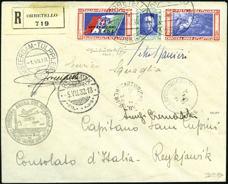 Stamp of Italy "I-RANI" (Commander Captain Celso Ranieri), set of