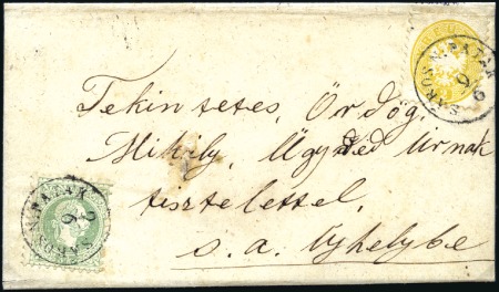 Stamp of Hungary PROVISORIUMSPERIODE - MIXED ISSUE FRANKING3Kr gr