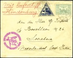 Stamp of Olympics » 1936 Berlin » Special Postmarks 1936 (Jul 22) Hindenburg Olympic Flight cover from