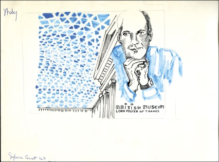 Stamp of Colonies françaises » Monaco 2007 British Museum Lord Foster of Thames