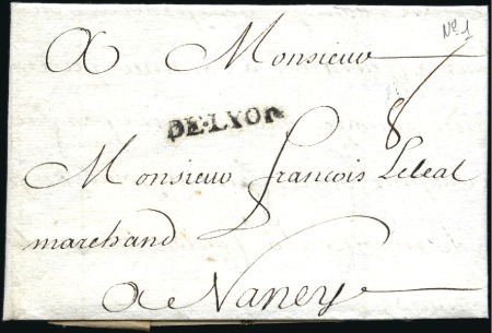 Stamp of France » Collections 1698-1847, Collection de 50 marques de LYON