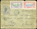 Stamp of Colonies françaises » Afrique Occidentale 1899 Lettre recommandée pour la France (ouverte) a