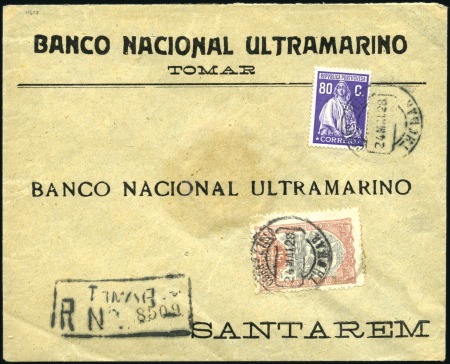 Stamp of Olympics » 1928 Amsterdam » 1928 Olympic Issues of Other Countries PORTUGAL: 1928 (May 24) THIRD DAY: Commercial envelope with Olympic 15c