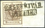 Stamp of Hungary 1850-58 HUNGARIAN CANCELLATIONS ON AUSTRIAN STAMPS: Beautiful group of scarce to very scarce postmark