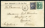 Stamp of Large Lots and Collections 1880-1951, LATIN AMERICA: Group of 217 covers addressed to Switzerland