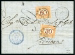 Stamp of Rarities of the World ENOS Lettre d'Enos pour Gênes en Italie avec raris