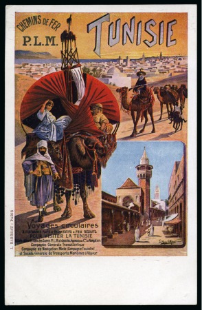 Stamp of Colonies françaises » Tunisie CARTES POSTALES: Collection de ca 1200 CP en 2 boites neuf et obl.