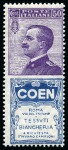 Stamp of Italy 1924-25, Publicity stamps: Set of 20 publicity sta