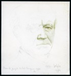 Stamp of Belgium 1972 BANKNOTES Two Artist's sketches for the desig