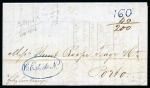 Stamp of Portugal 1810-1878, Archive to Porto: 120+ covers showing v