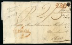Stamp of Portugal 1810-1878, Archive to Porto: 120+ covers showing v