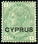 Stamp of Cyprus » Overprinted Stamps of Great Britain 1880-81 GB overprinted issues with 1880 2 1/2d to 