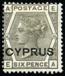 Stamp of Cyprus » Overprinted Stamps of Great Britain 1880-81 GB overprinted issues with 1880 2 1/2d to 