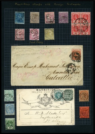 Stamp of Mauritius » Collections Mauritius Used Abroad Group