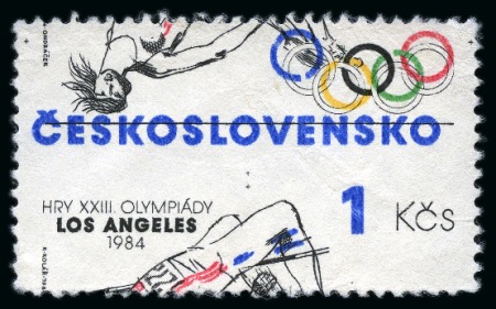 Stamp of Czechoslovakia Czechoslovakia Olympic Games 1984 unissued