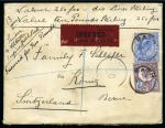 Stamp of Great Britain » Collections 1882-1935 Group of  47 covers/stationery all addressed to Switzerland