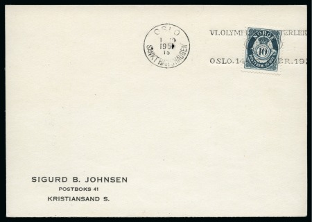 Stamp of Olympics » 1952 Oslo 1952 Oslo. 