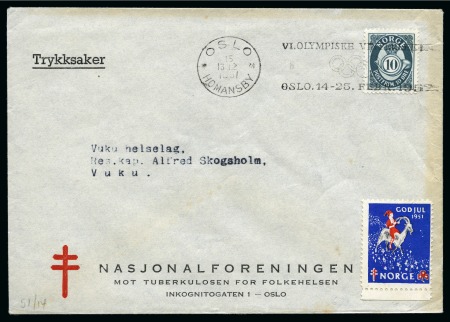 Stamp of Olympics » 1952 Oslo 1952 Oslo. 