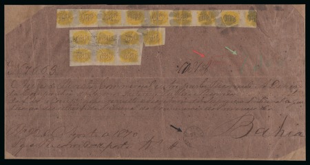 Stamp of Rarities of the World The Largest Franking of Brazil Classics