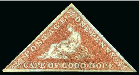 Stamp of South Africa » Cape of Good Hope 1853 4d Blue used block of four