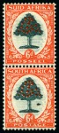 Stamp of South Africa » Union & Republic of South Africa 1933-48 6d mint with "falling ladder" variety and 6d mint with "molehill" flaw