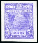 Stamp of South Africa » Union & Republic of South Africa 1911 (Jan) 1d, 3d, 4d and 5s "Mackay" unadopted essays in violet