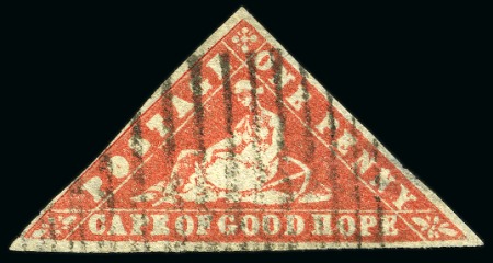 Stamp of South Africa » Cape of Good Hope 1861 "Woodblock" 1d carmine used