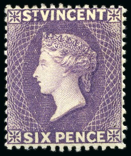 Stamp of St. Vincent 1875-93, Small mint group
