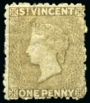 Stamp of St. Vincent 1875-93, Small mint group