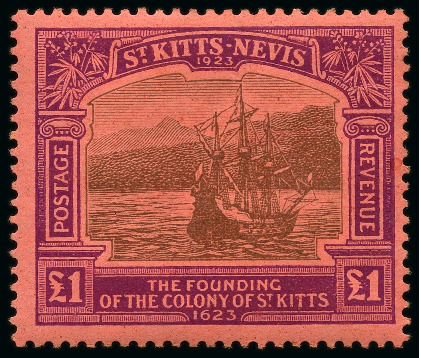 Stamp of St. Kitts-Nevis » St. Kitts-Nevis Crown Colony & Later 1923 Tercentenary mint set
