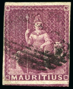 Stamp of Mauritius » 1858-62 Britannia Issues (SG 26-35) Mauritius 1858-1862 Britannia Issues 4d (2), 9d, used 