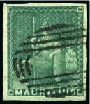 Stamp of Mauritius » 1858-62 Britannia Issues (SG 26-35) Mauritius 1858-1862 Britannia Issues 4d (2), 9d, used 