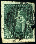 Stamp of Mauritius » 1858-62 Britannia Issues (SG 26-35) Mauritius 1858-1862 Britannia Issues 4d (2), 9d, used 