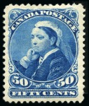 Stamp of Canada 1893 20c Vermilion and 50c Blue mint